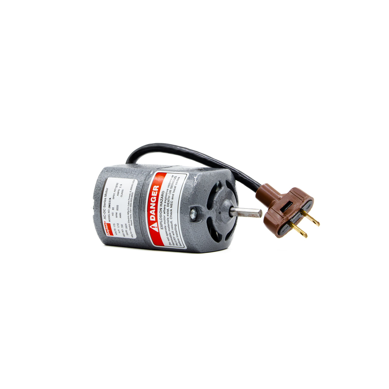 PS 3004 - 1/10 HP Motor and Plug Only