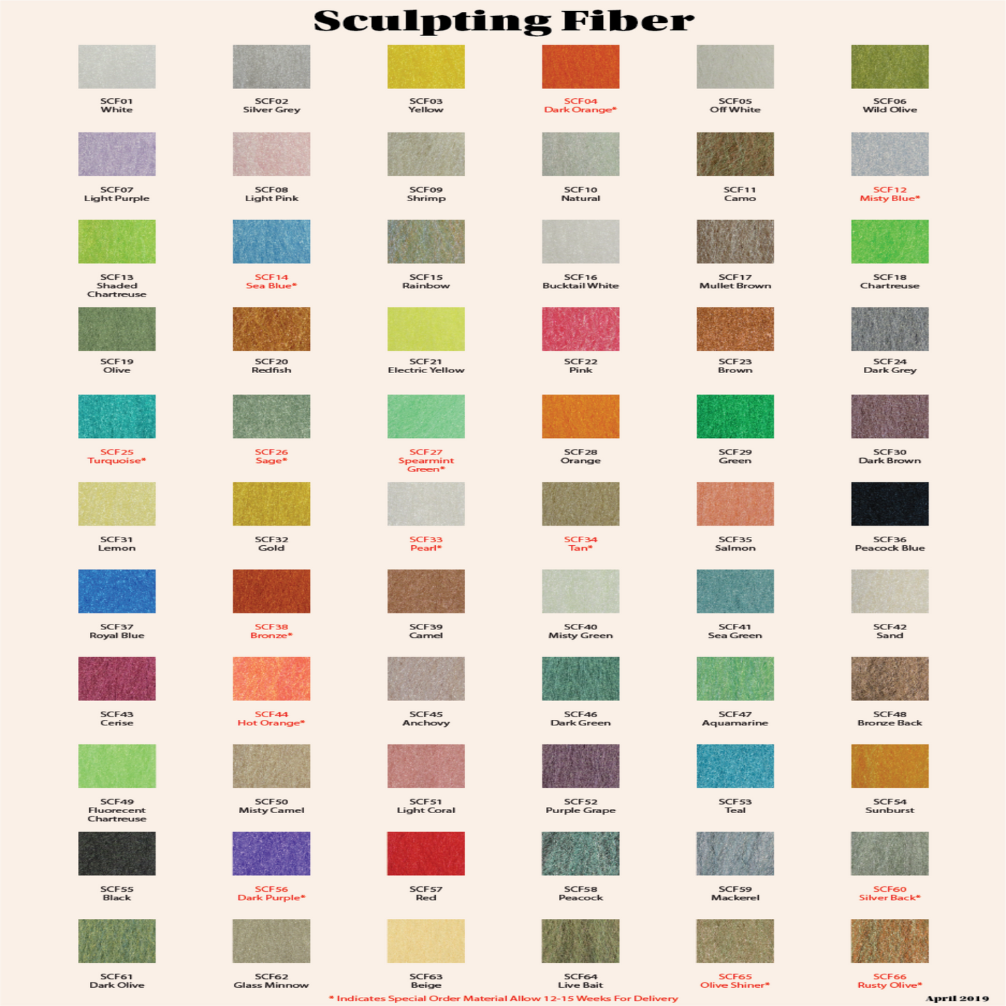 Sculpting Fiber - Sale